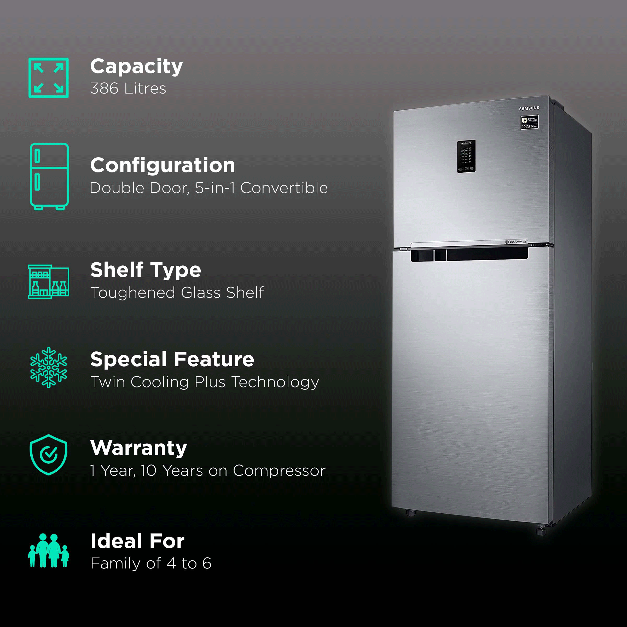 Rt39t5c38s9 samsung deals refrigerator